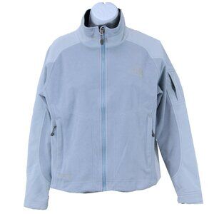 The North Face Women's Full Zip Wind Stopper Fleece Jacket Liner, Light Blue, XS